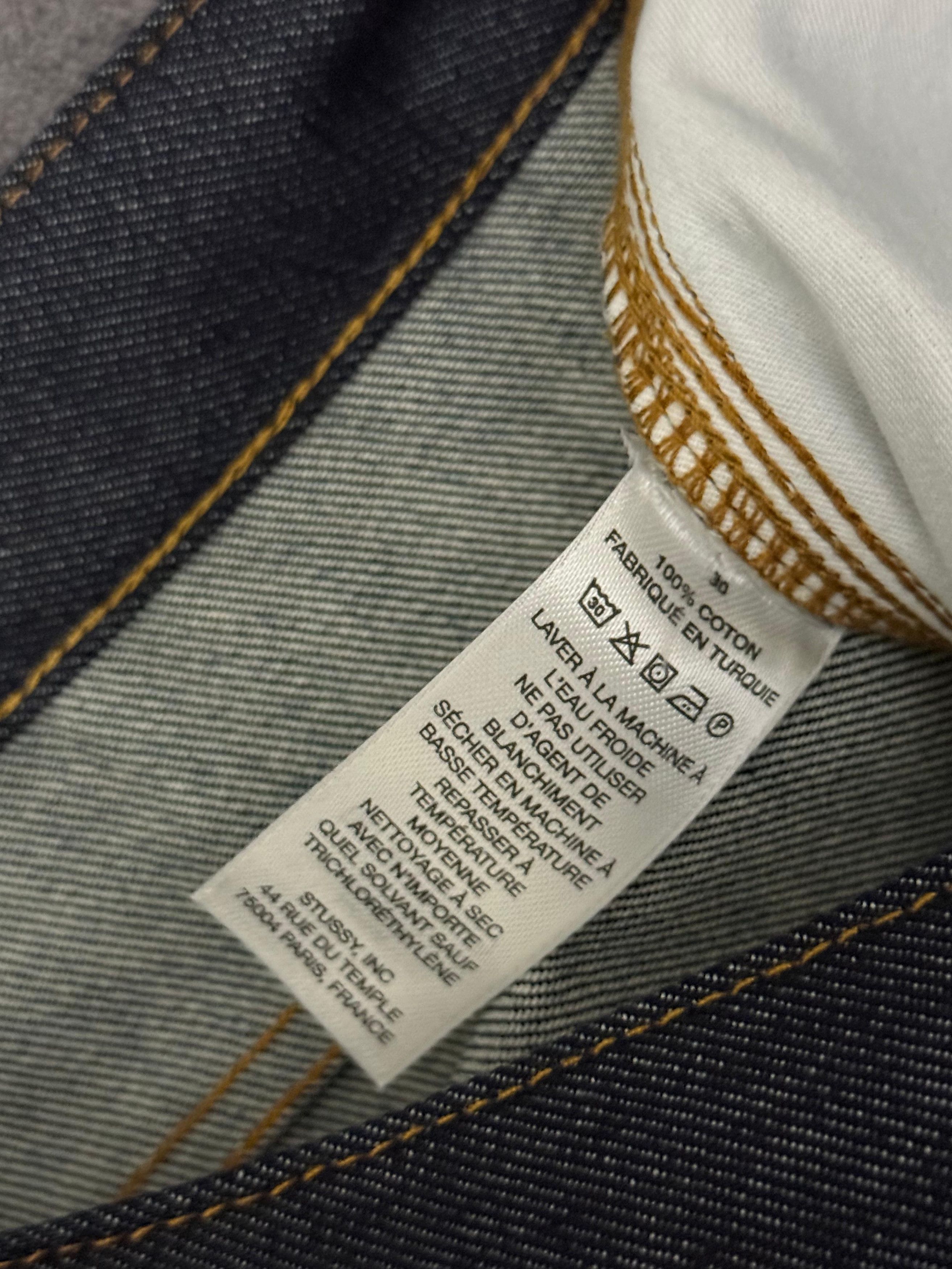 Stussy CC28 Carpenter Pant Raw Denim in Black Size US 30 / EU 46 - 6 Thumbnail