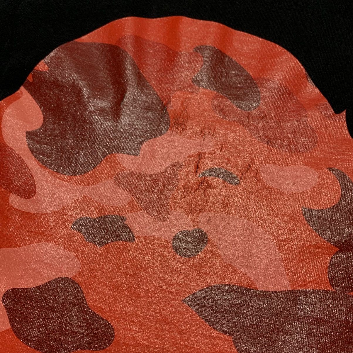 Bape Bape Medium Big Ape Head Red Camo Black Tee A Bathing Ape Size US M / EU 48-50 / 2 - 6 Thumbnail