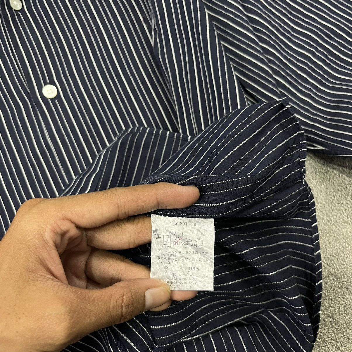 Yohji Yamamoto A.A.R by yohji yamamoto stripe button up shirt Size US M / EU 48-50 / 2 - 6 Thumbnail
