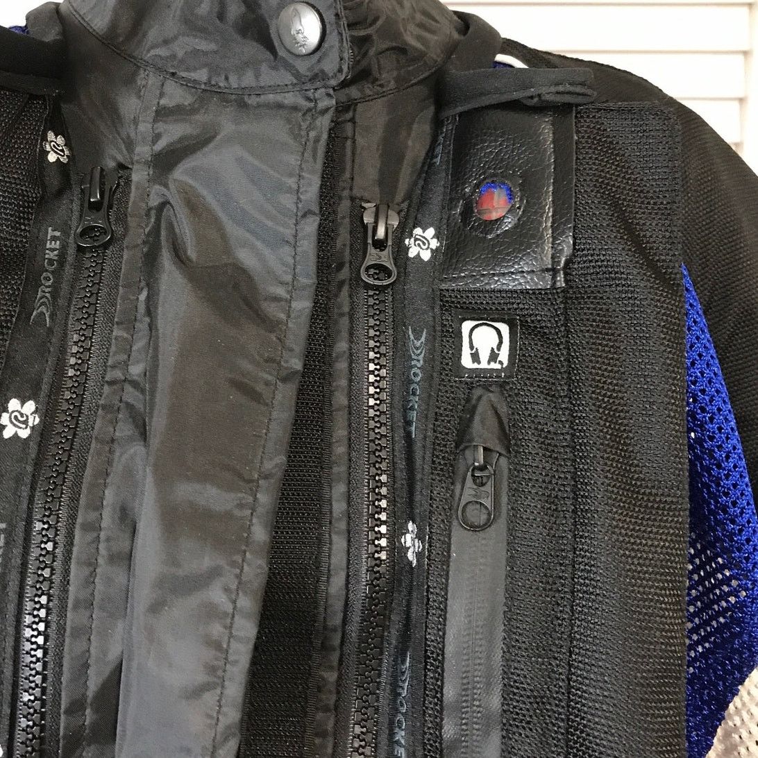 Joe Rocket Joe Rocket Blue Cleo Elite Tribal Motorcycle Liner Jacket XL Size XL / US 12-14 / IT 48-50 - 5 Thumbnail