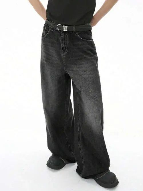 Jean × Vintage Vintage Washed Straight Leg Jeans Size US 34 / EU 50 - 4 Thumbnail