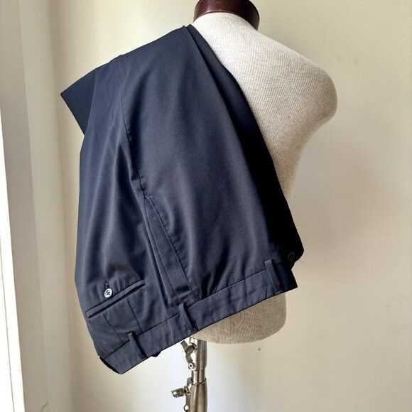 Coppley Coppley $330 Men's Dress Pants 40x29 Black Wool‎ Trousers Fl Size 40R - 9 Thumbnail