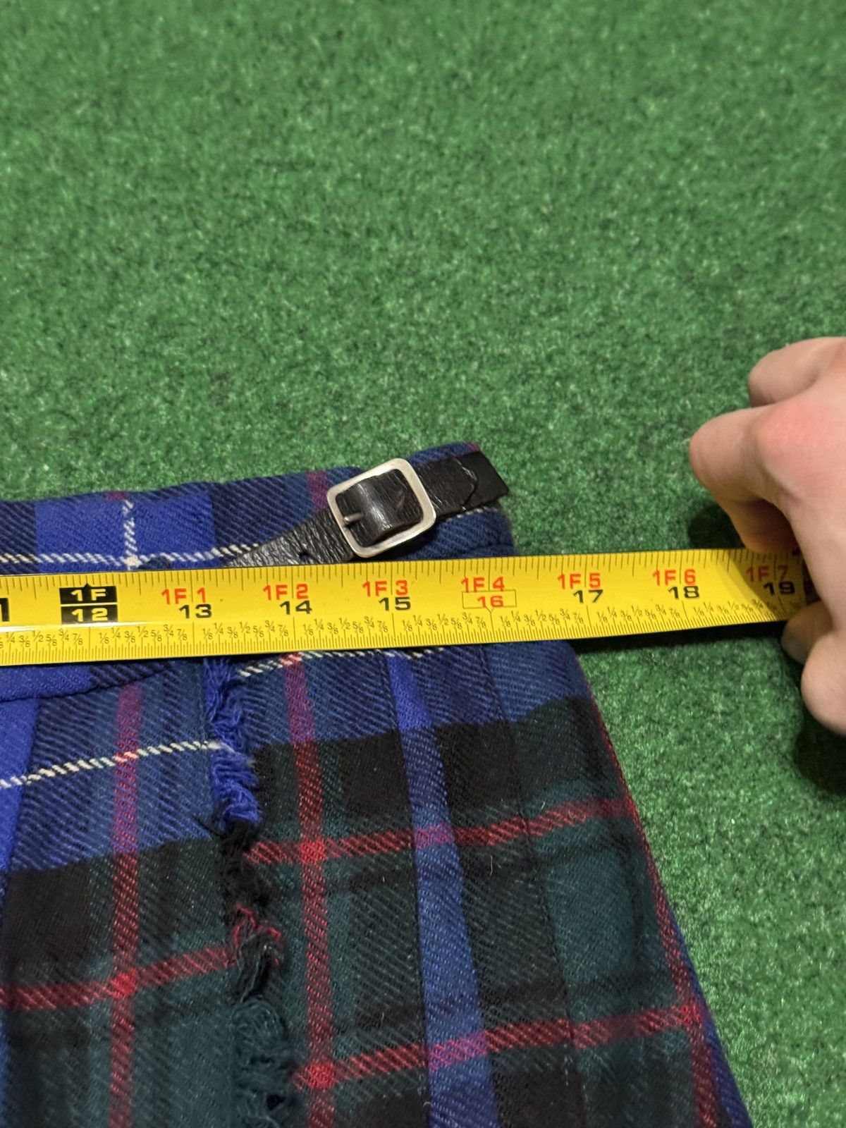 Vintage Vintage Plaid Pringle Of Scotland 70s Retro Scottish Skirt Size 32" / US 10 / IT 46 - 6 Thumbnail