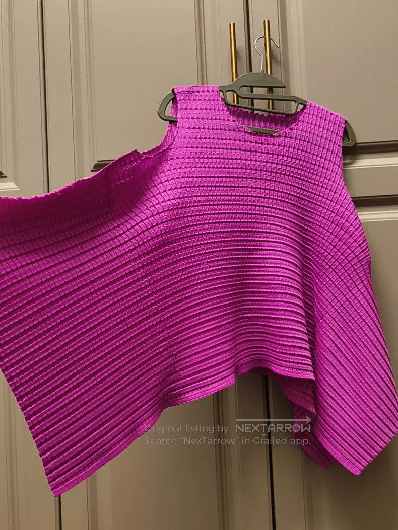 Issey Miyake Issey Miyake Pink vest Size L / US 10 / IT 46 - 2 Thumbnail