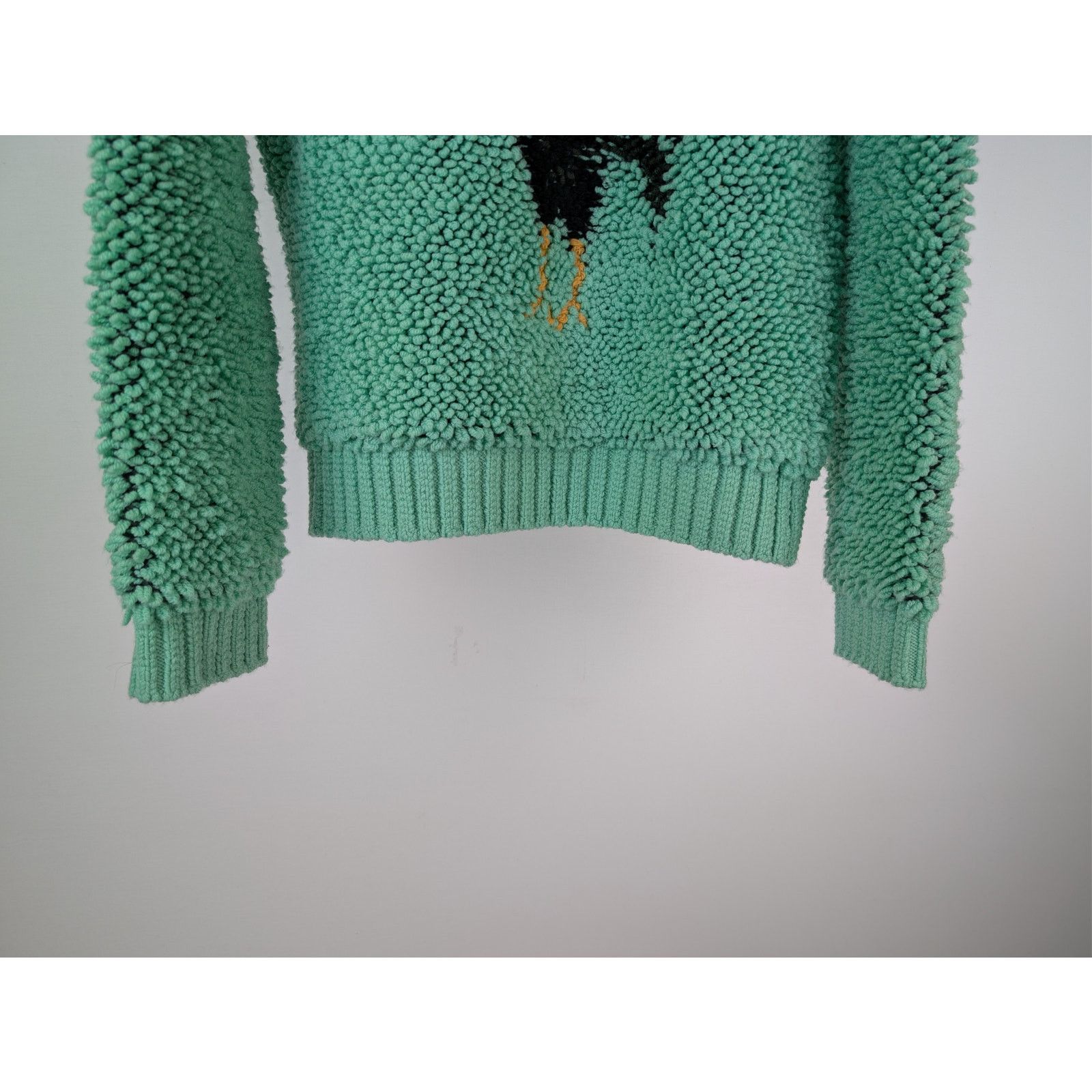 Bottega Veneta o1rshd1 Animal Jacquard Sweater HW Graphic in Siren Size US S / EU 44-46 / 1 - 3 Thumbnail