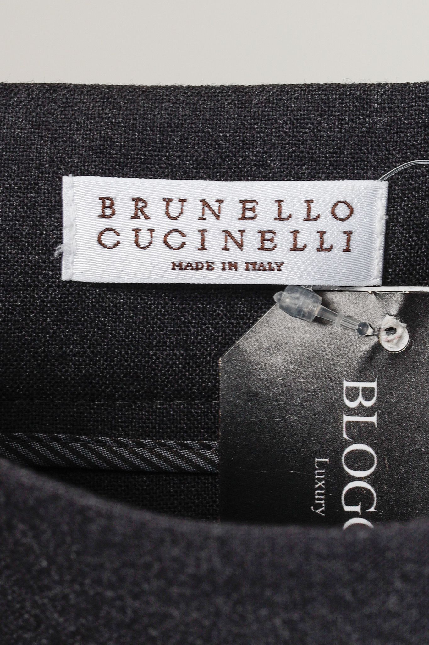 Brunello Cucinelli Brunello Cucinello Grey Wool Layered Fish-Tail Mini Skirt Size 27" / US 4 / IT 40 - 11 Thumbnail