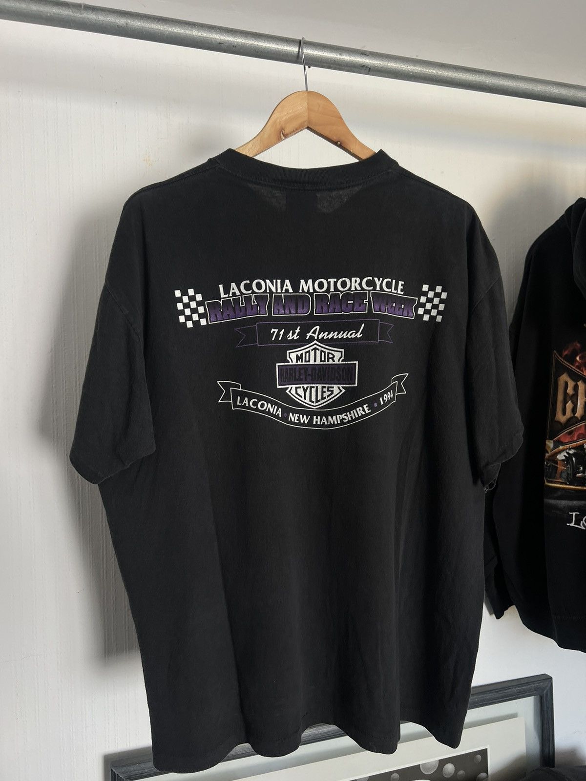 Harley Davidson Vintage 1993 Harley Davidson Chrome Sweet Chrome Shirt Size US XL / EU 56 / 4 - 3 Thumbnail