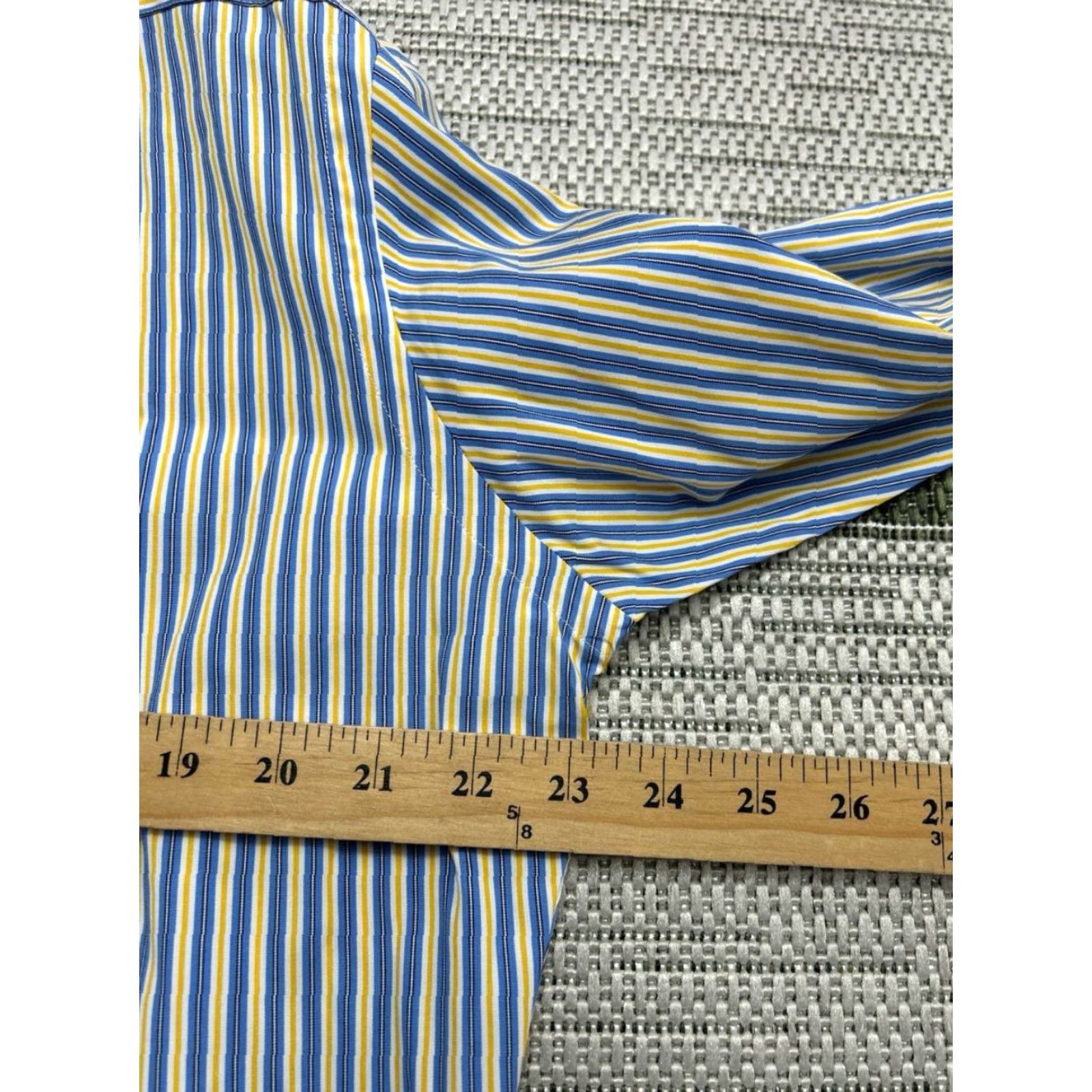 Ralph Lauren Ralph Lauren Shirt Mens Large Blue Yellow Cotton Button Up Size US L / EU 52-54 / 3 - 6 Thumbnail