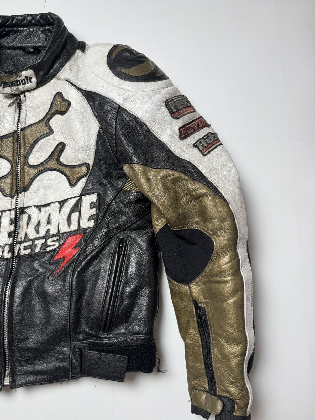 Vintage Vintage PowerRange Leather Racing Jacket Size US M / EU 48-50 / 2 - 6 Thumbnail