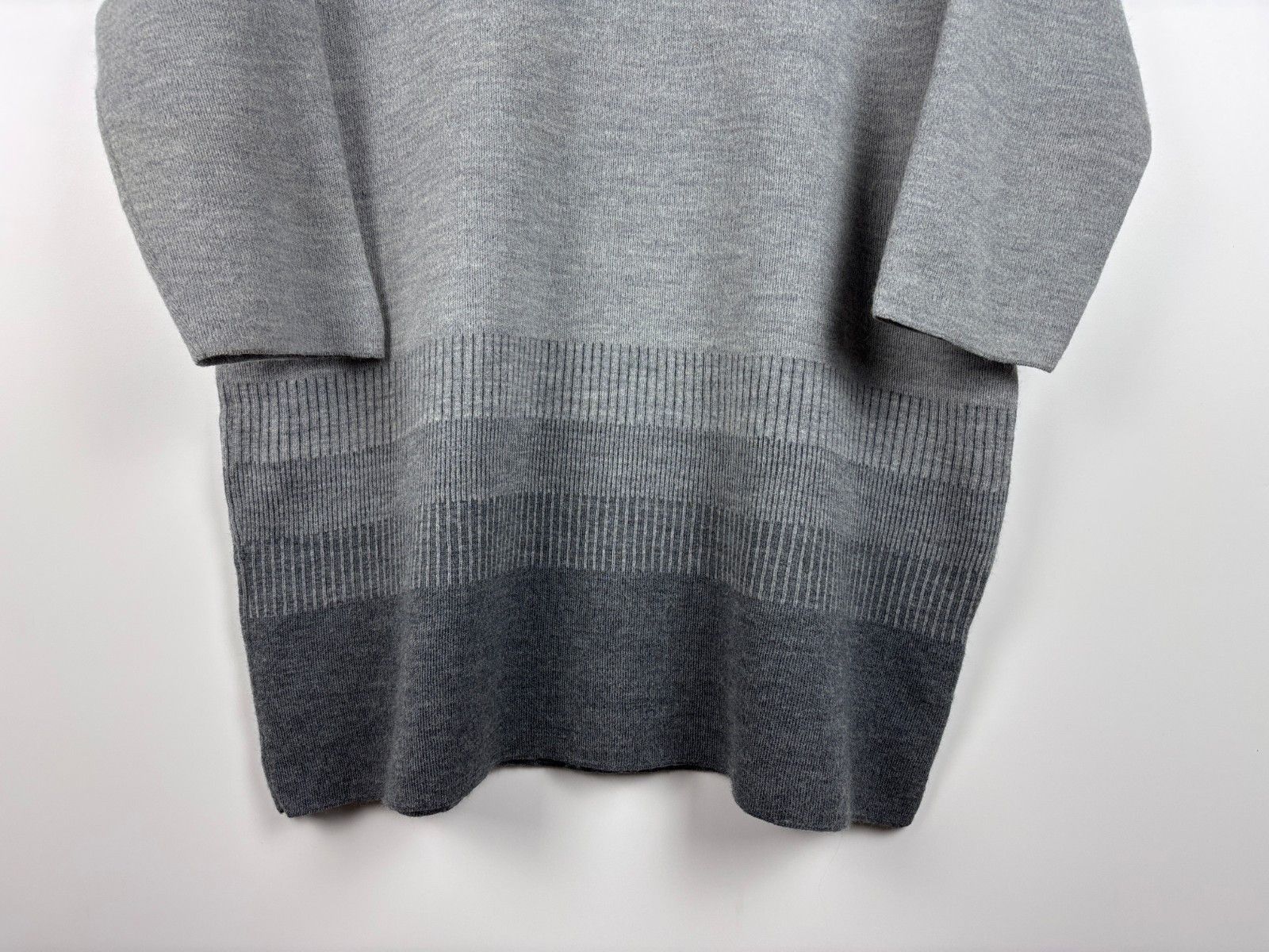 Gudrun Sjoden Gudrun Sjoden Lagenlook Wool Sweater Dress Gray Size L Size L / US 10 / IT 46 - 4 Thumbnail