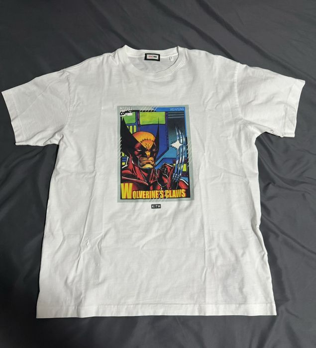 Kith Kith x Marvel X-Men Wolverine Card Vintage Tee | Grailed