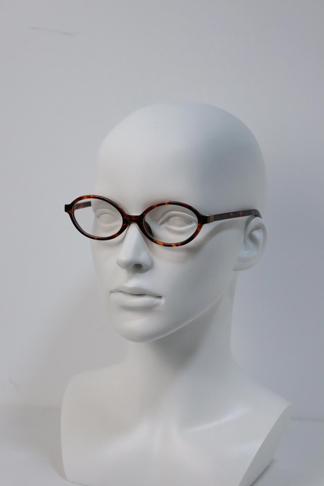 Other Y2k Retro Style Oval-frame tortoiseshell Brown Glasses OS Size ONE SIZE - 4 Thumbnail