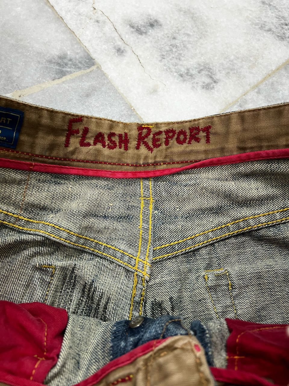 Japanese Brand Japanese Brand Flash Report Sashiko Jeans Size US 31 - 13 Thumbnail
