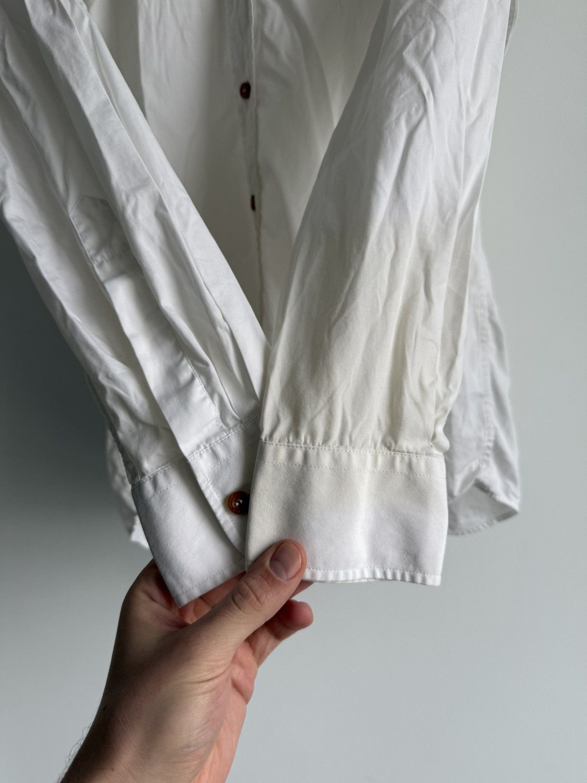 Vivienne Westwood Vivienne Westwood White Button Up Shirt Size US M / EU 48-50 / 2 - 12 Thumbnail