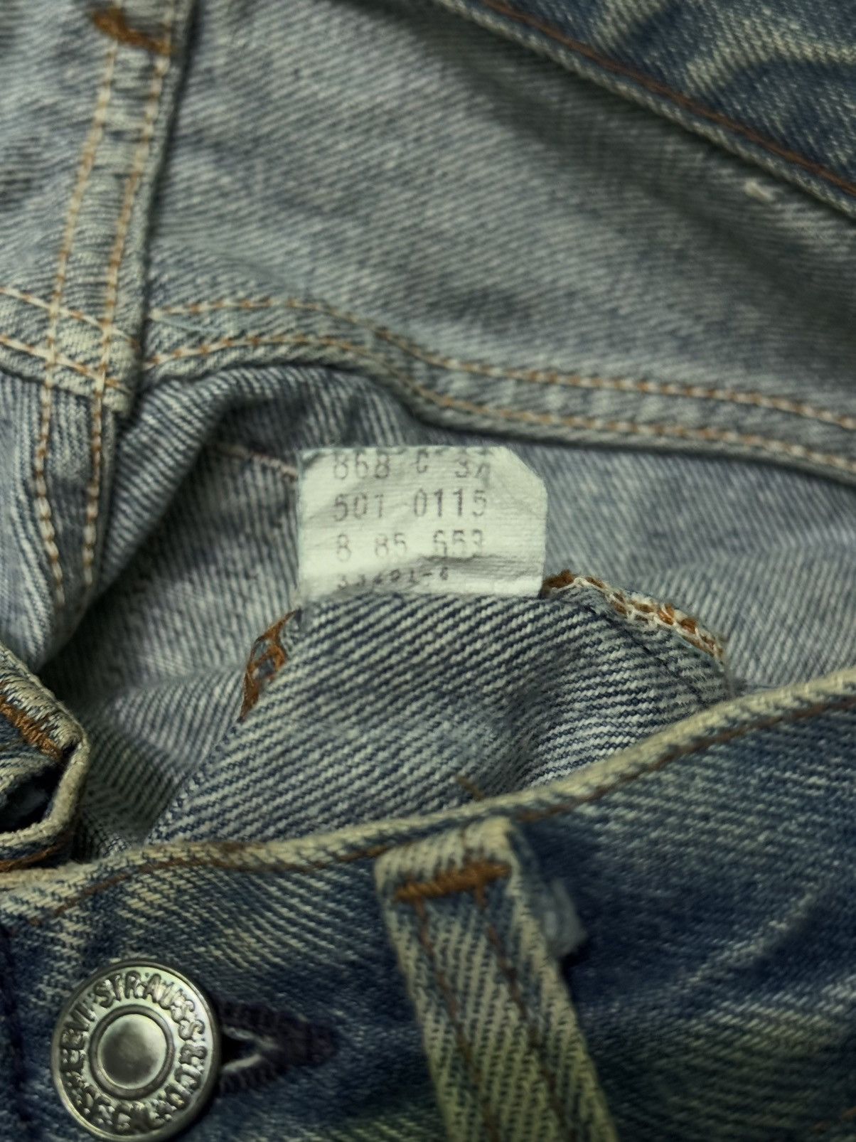Levi's × Vintage Vintage Levis 501 Distress Denim Size 28" / US 6 / IT 42 - 8 Thumbnail
