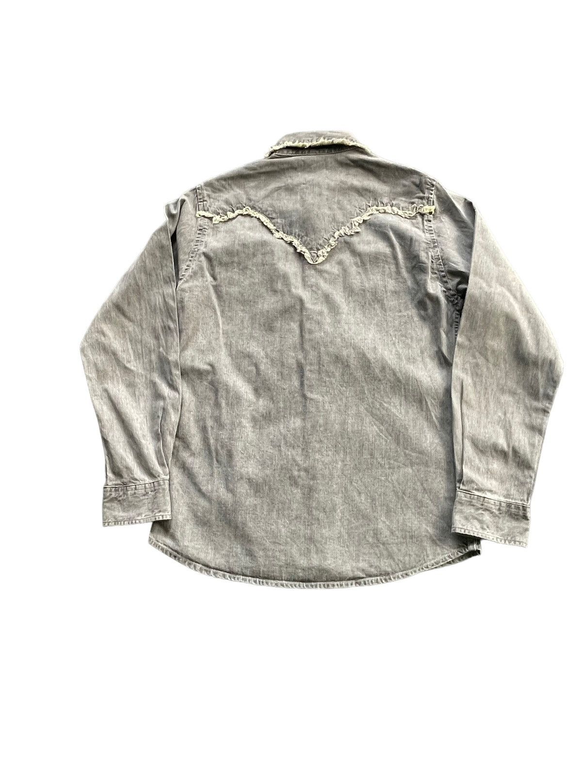 Japanese Brand Japanese Lateral Vibration Western Denim Shirt Size US M / EU 48-50 / 2 - 5 Thumbnail