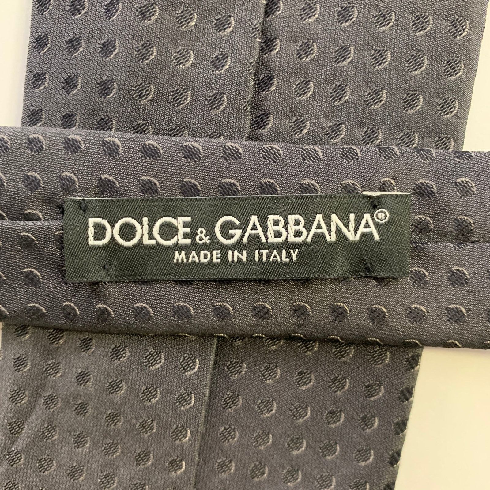 Dolce & Gabbana DOLCE & GABBANA One Size Brown Polka Dot Silk Jacquard Tie Size ONE SIZE - 3 Thumbnail