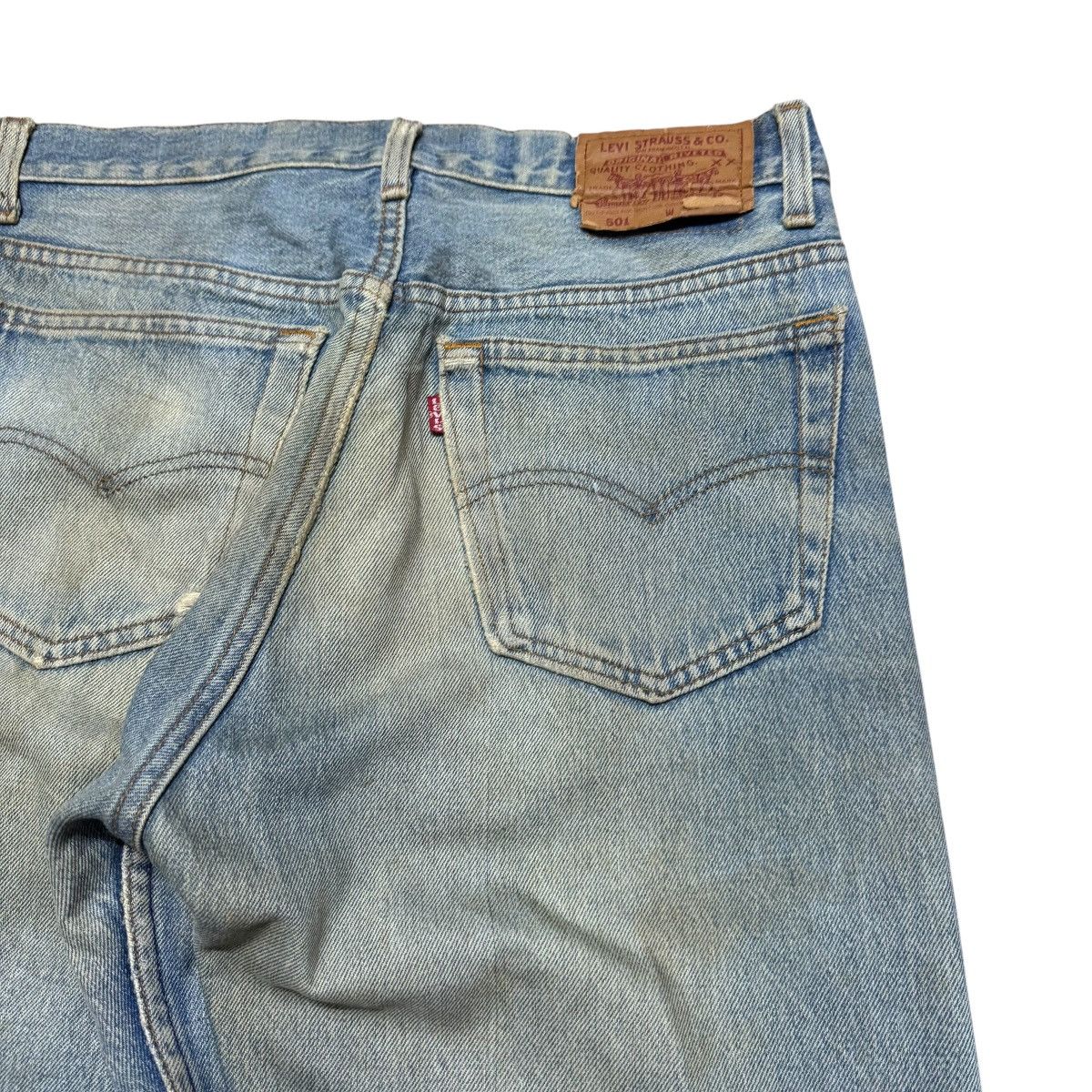 Levi's Vintage 90s Levis 501 Dirty Wash Rusty Jeans Size US 32 / EU 48 - 11 Thumbnail