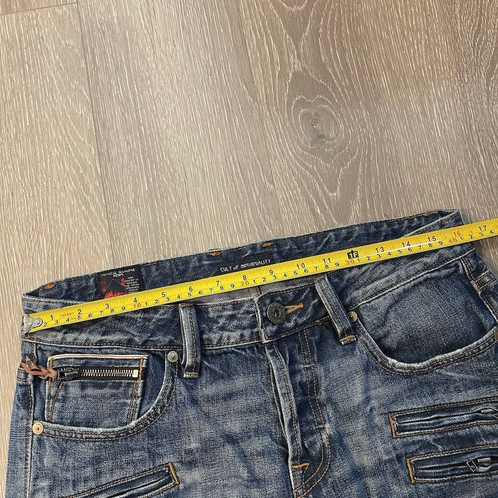 Cult Of Individuality Cult of Individuality Jeans 32x34 Rebel Cycle Moto Selvedge Size US 32 / EU 48 - 10 Thumbnail