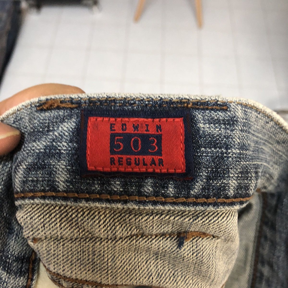 Edwin Edwin japan vintage faded Blue Denim Pants #A1403 Size US 30 / EU 46 - 21 Thumbnail