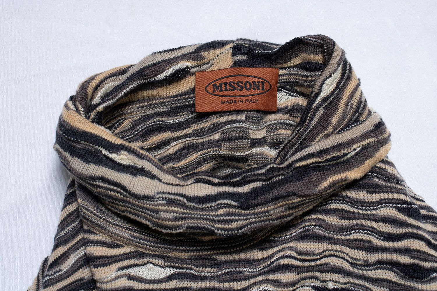 Missoni Missoni, short sleeve turtle neck Size L / US 10 / IT 46 - 6 Thumbnail