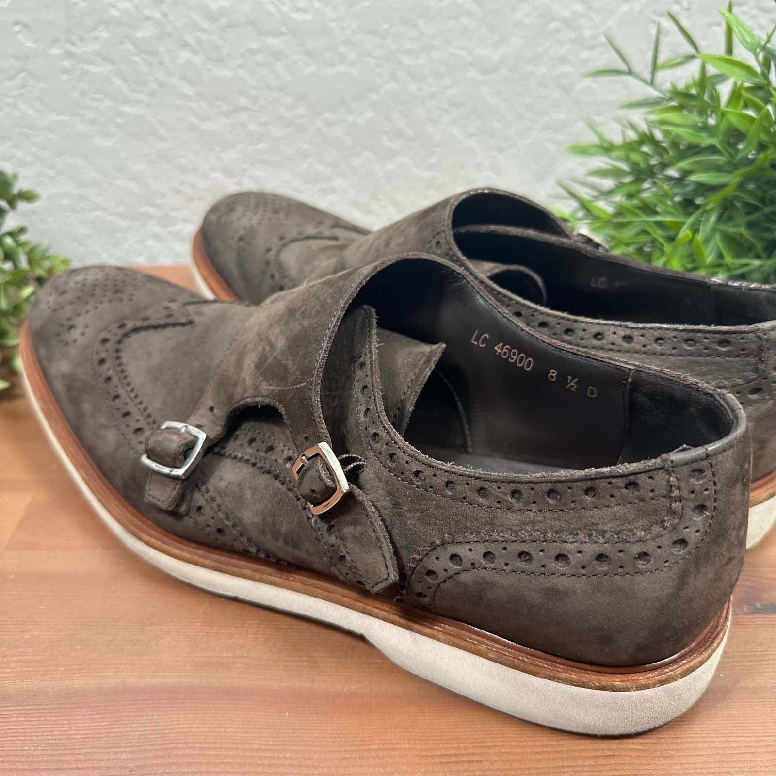 Salvatore Ferragamo Salvatore Ferragamo Double Monk Strap Suede Leather Oxfords Size US 8.5 / EU 41-42 - 5 Thumbnail