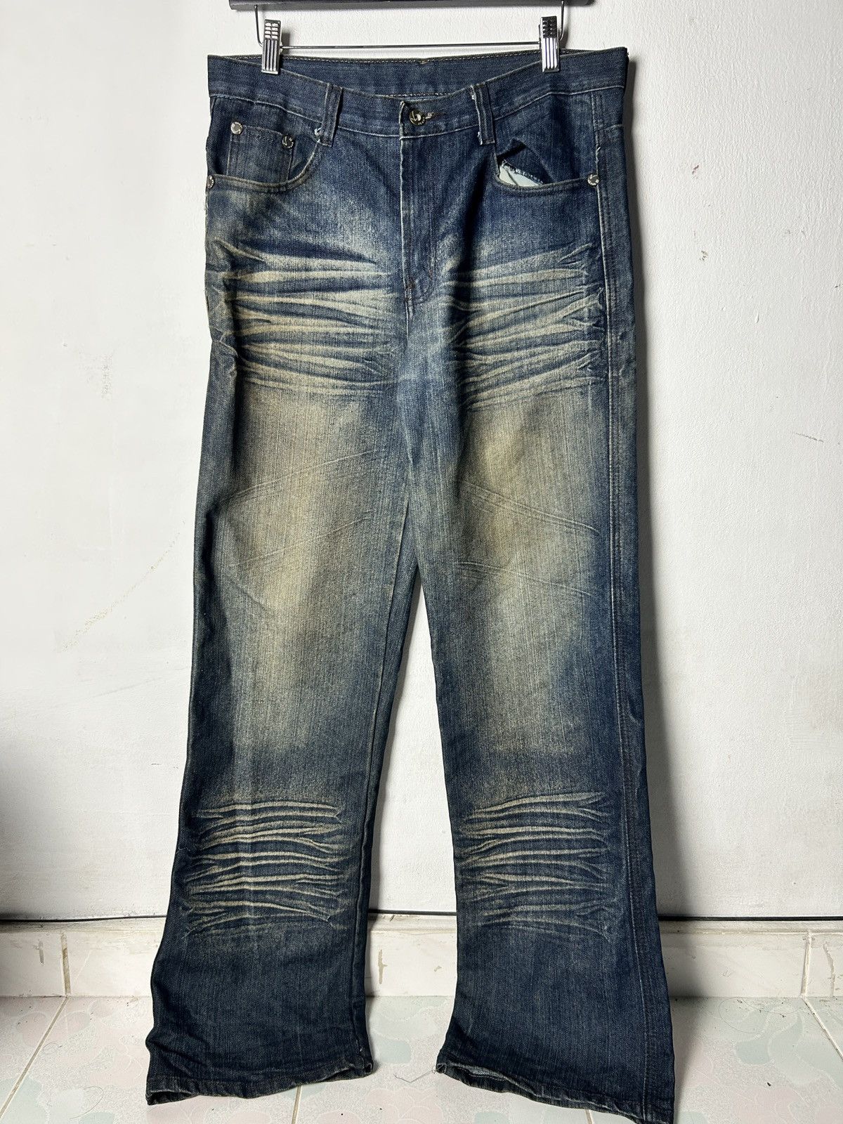 If Six Was Nine Japanese denim sick faded clawmark punk tornado mart ppfm Size US 32 / EU 48 - 4 Thumbnail