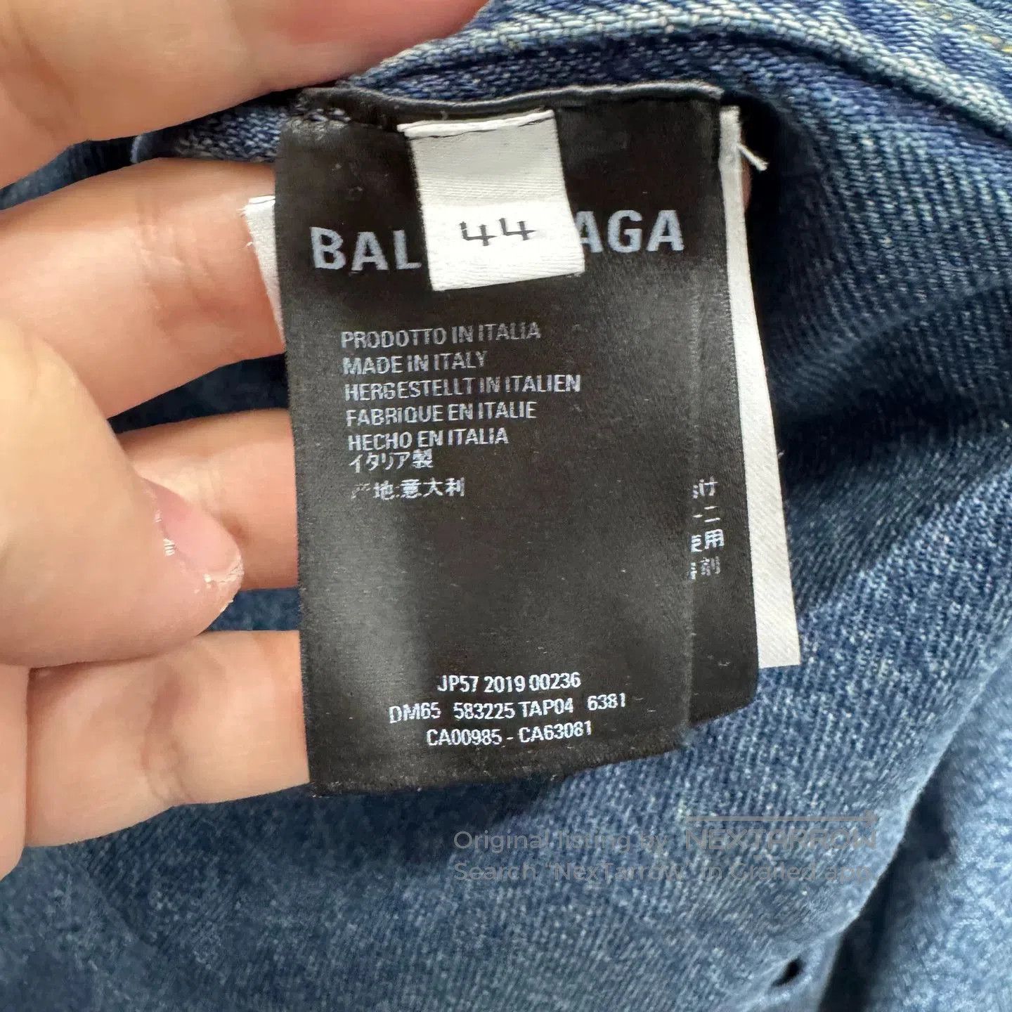 Balenciaga Balenciaga Runway Distressed Denim Coat. Size US S / EU 44-46 / 1 - 3 Thumbnail