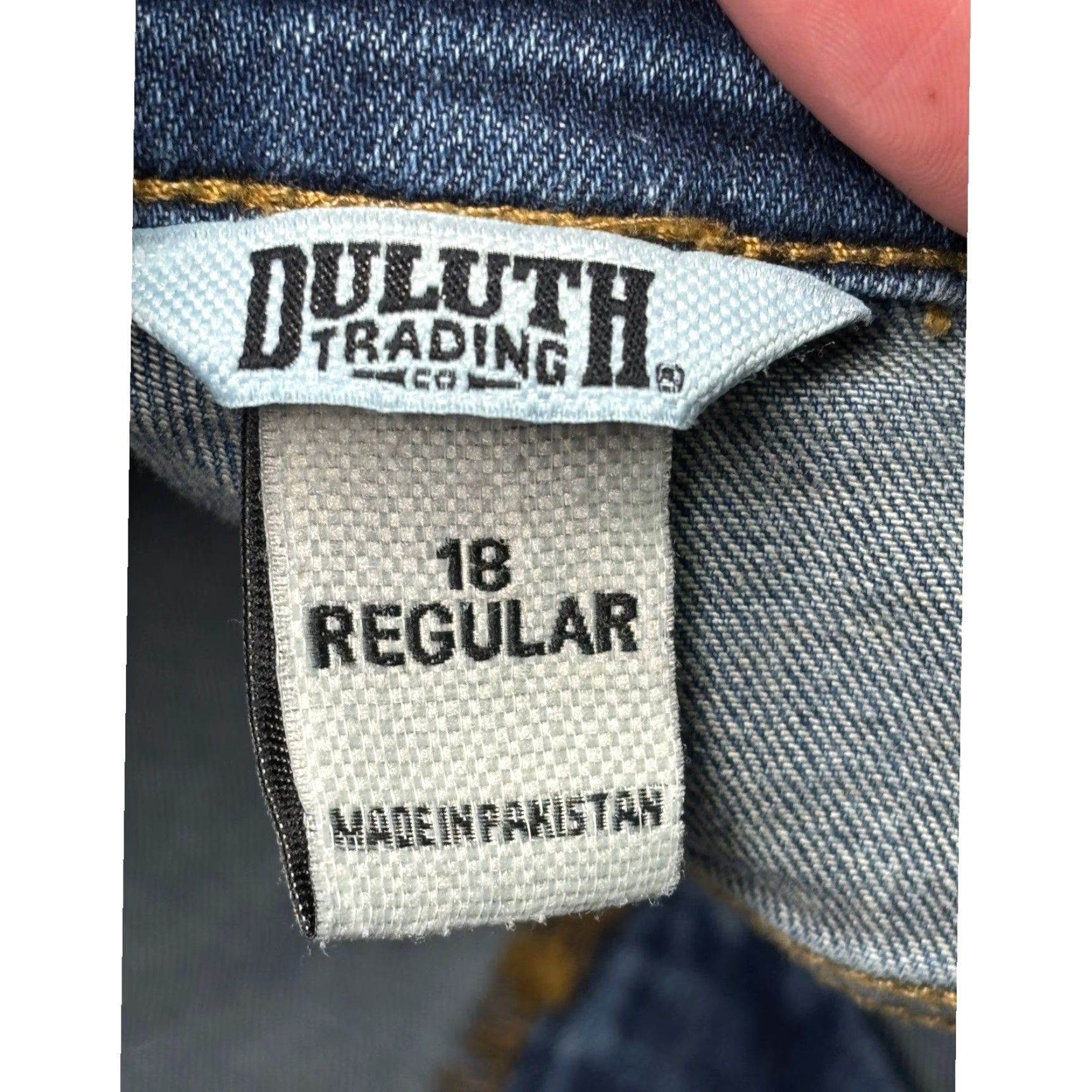 Duluth Trading Company Duluth Trading Co Jeans Bootcut Blue Denim Stretch 18 Regular 36x29 Women Size 40" / US 18 - 5 Thumbnail