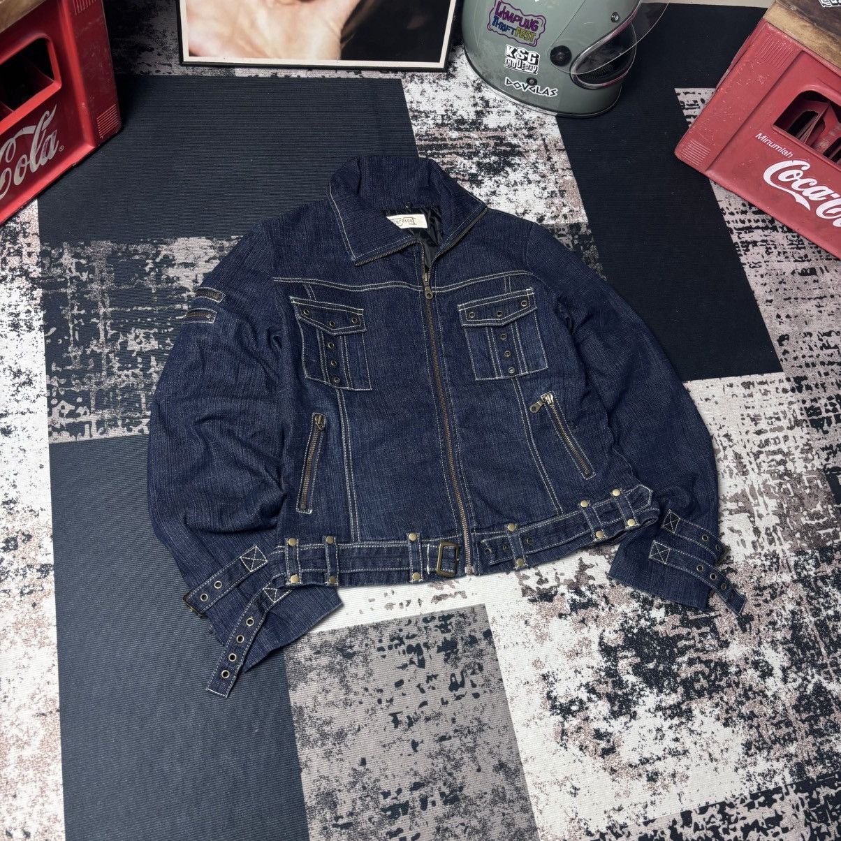 Japanese Brand ‼️Uniq Jacket‼️ Eseratou Multibelt Jacket Size US M / EU 48-50 / 2 - 1 Thumbnail