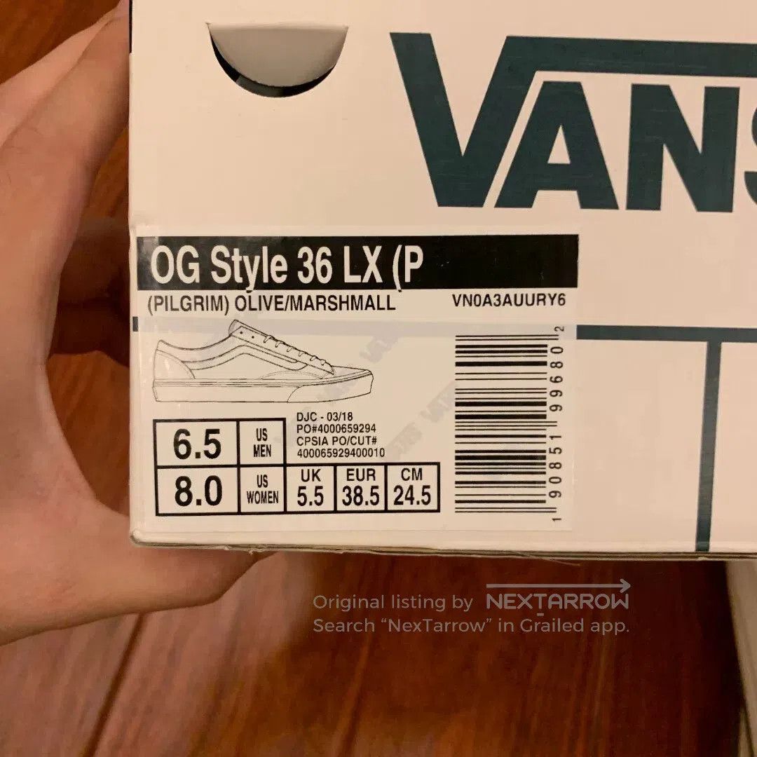 Vans Vans Vault Pilgrim Surf Supply OG 36 LX. Size US 6.5 / IT 36.5 - 5 Thumbnail