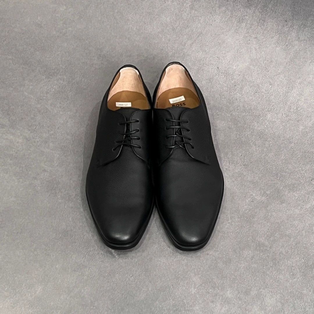 Hugo Boss HUGO BOSS Black Leather Derbies Size US 9 / EU 42 - 1 Thumbnail