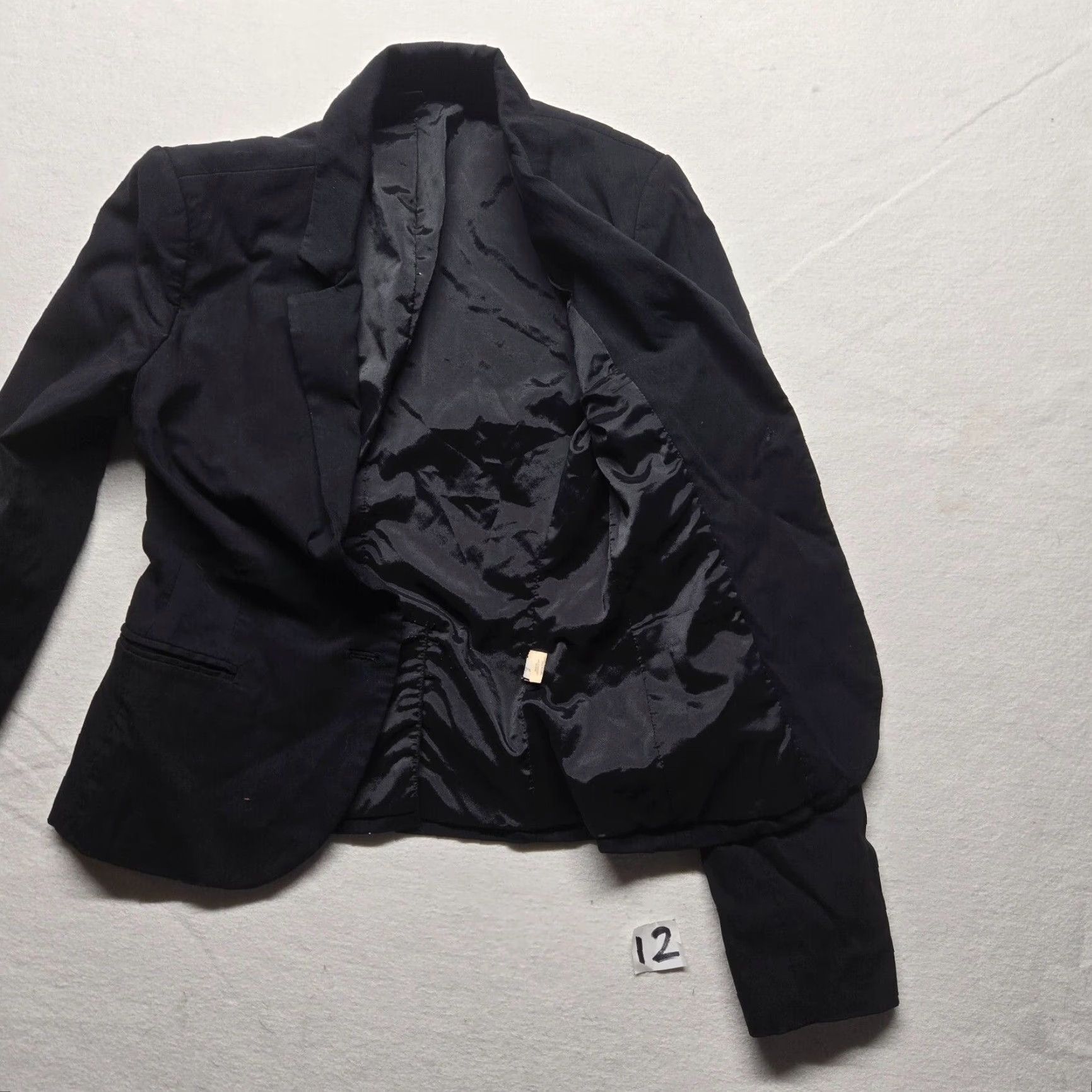 Express VINTAGE Express Women's Blazer Jacket Size 2 Black Business Casual Formal Career Size XS / US 0-2 / IT 36-38 - 6 Thumbnail
