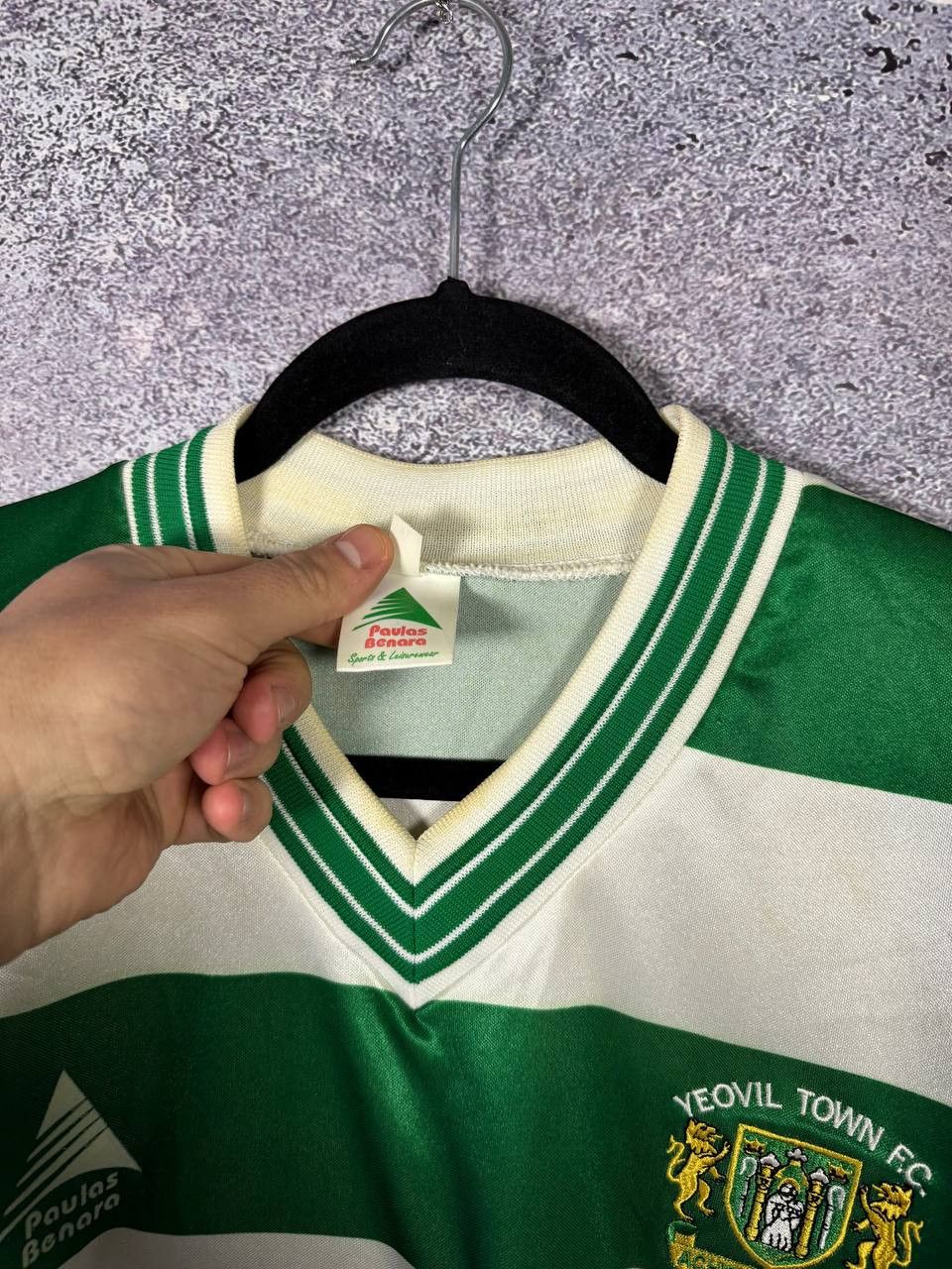 Vintage Yeovil Town FC 2003/04 Paulas Benara Vintage Soccer Jersey Size US XL / EU 56 / 4 - 9 Thumbnail
