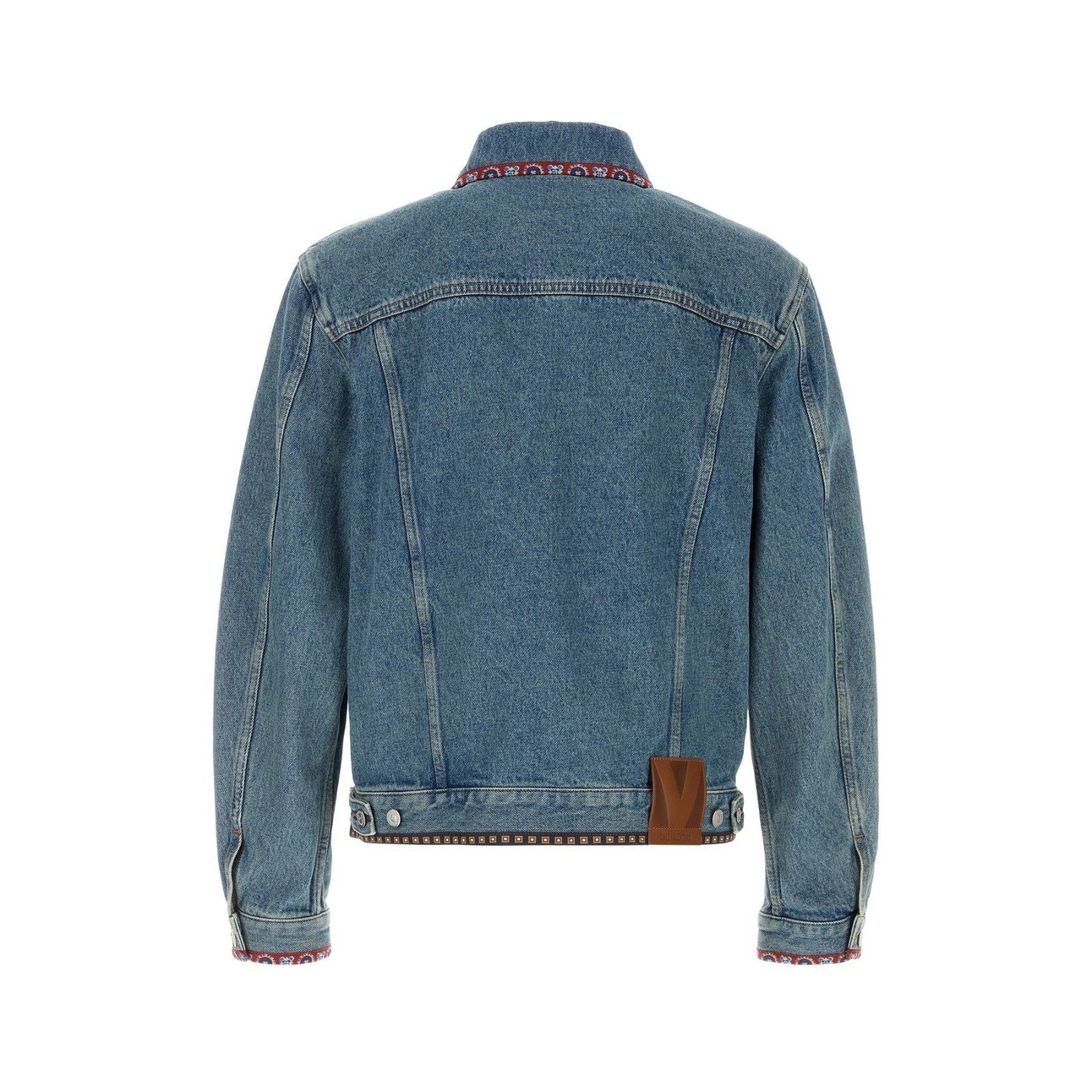 Valentino VALENTINO Denim Jacket New & Authentic (Men's size:52;) Size US L / EU 52-54 / 3 - 2 Thumbnail