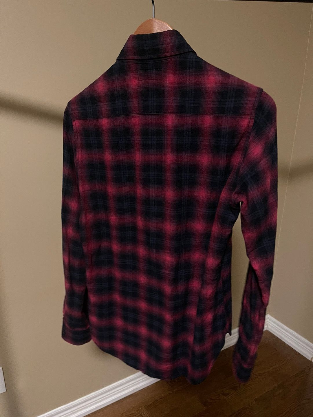Saint Laurent Paris Saint Laurent Raw-Edge Flannel Shirt Size US XS / EU 42 / 0 - 2 Thumbnail