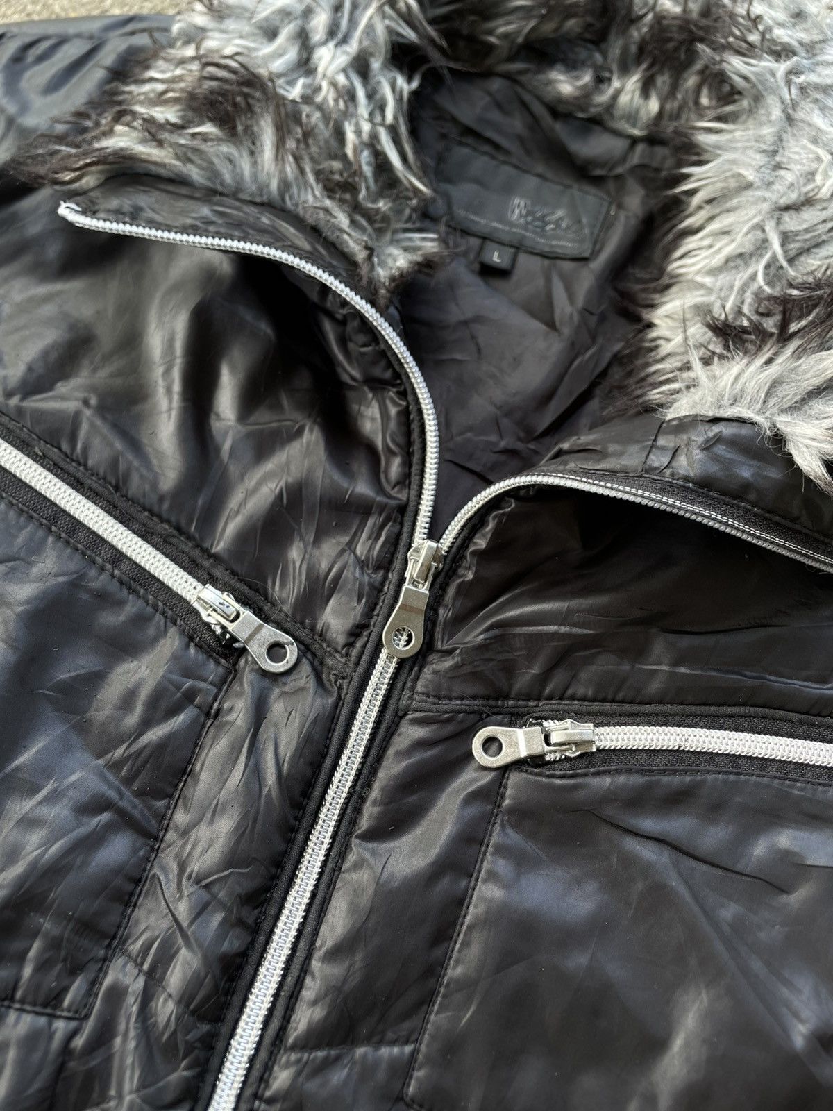 Japanese Mossimo Faux Fur Vkei Style Jacket