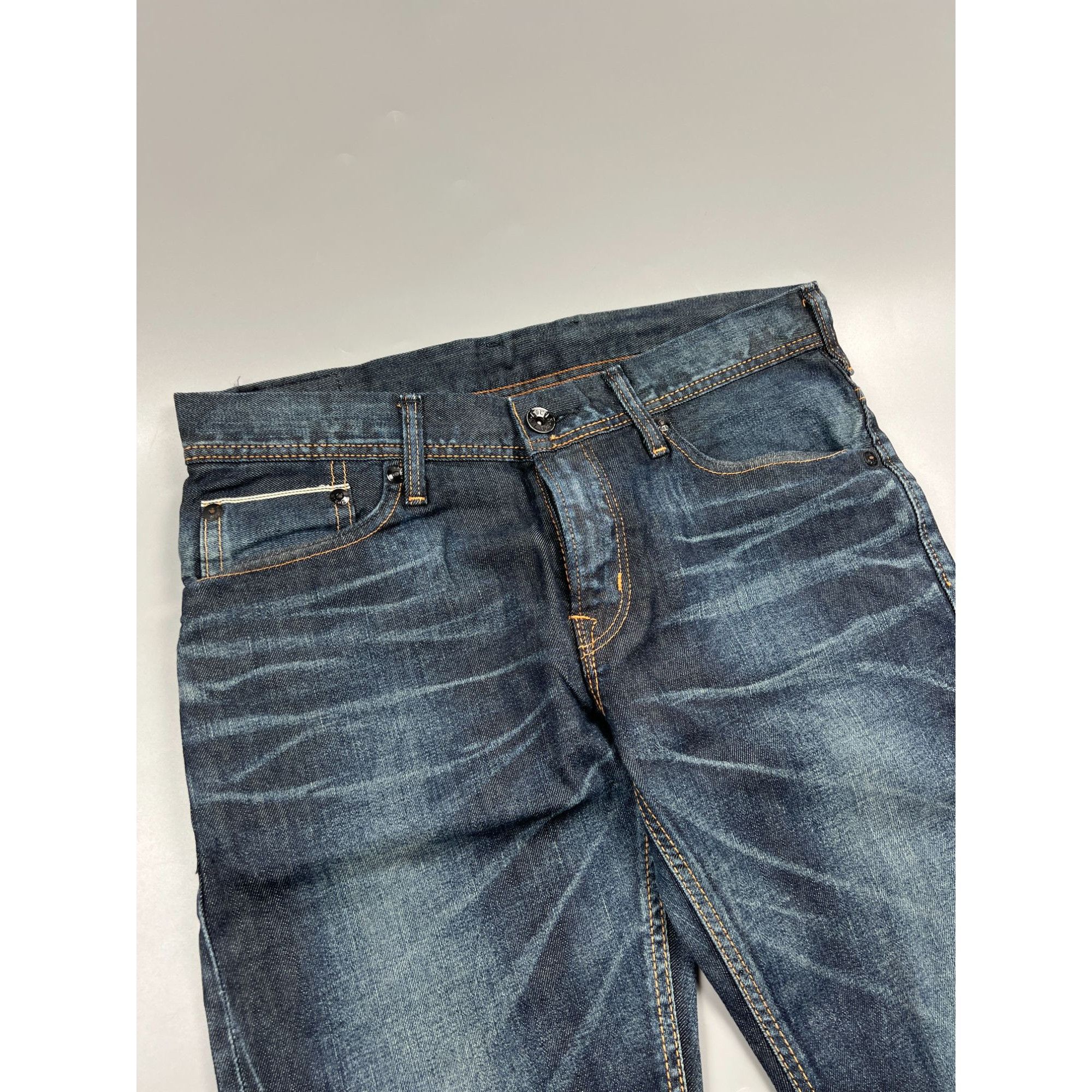 Edwin Edwin SK505S Made in Japan Raw Selvedge Denim Jeans (Y0967) Size US 31 - 4 Thumbnail