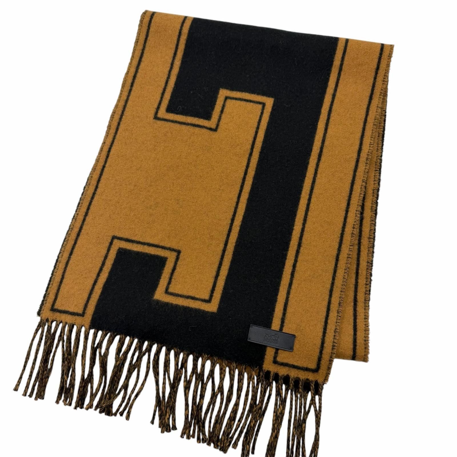 Hermes Hermes Hermes Cl de H Cashmere Scarf Textile Scarf DUTY FREE for USA Size ONE SIZE - 1 Thumbnail