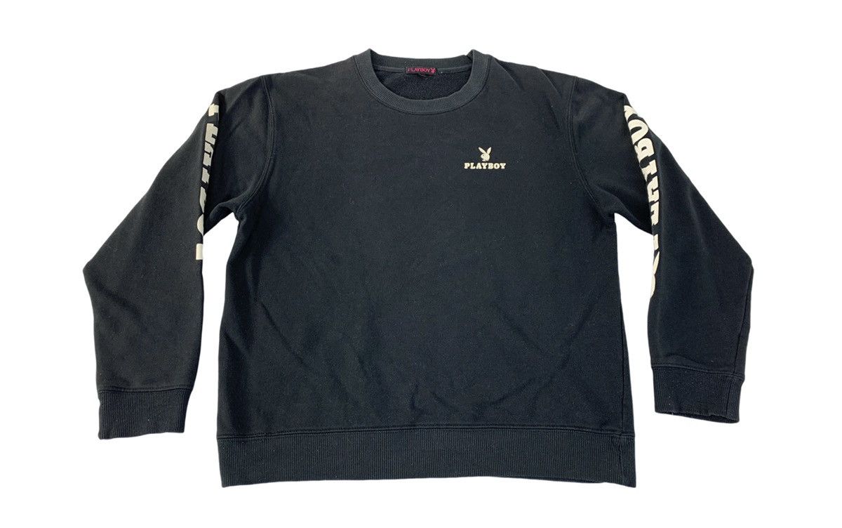 Playboy × Vintage Hype Playboy Crewneck Sweatshirt Big Logo Side Tape Unisex Size US M / EU 48-50 / 2 - 4 Thumbnail