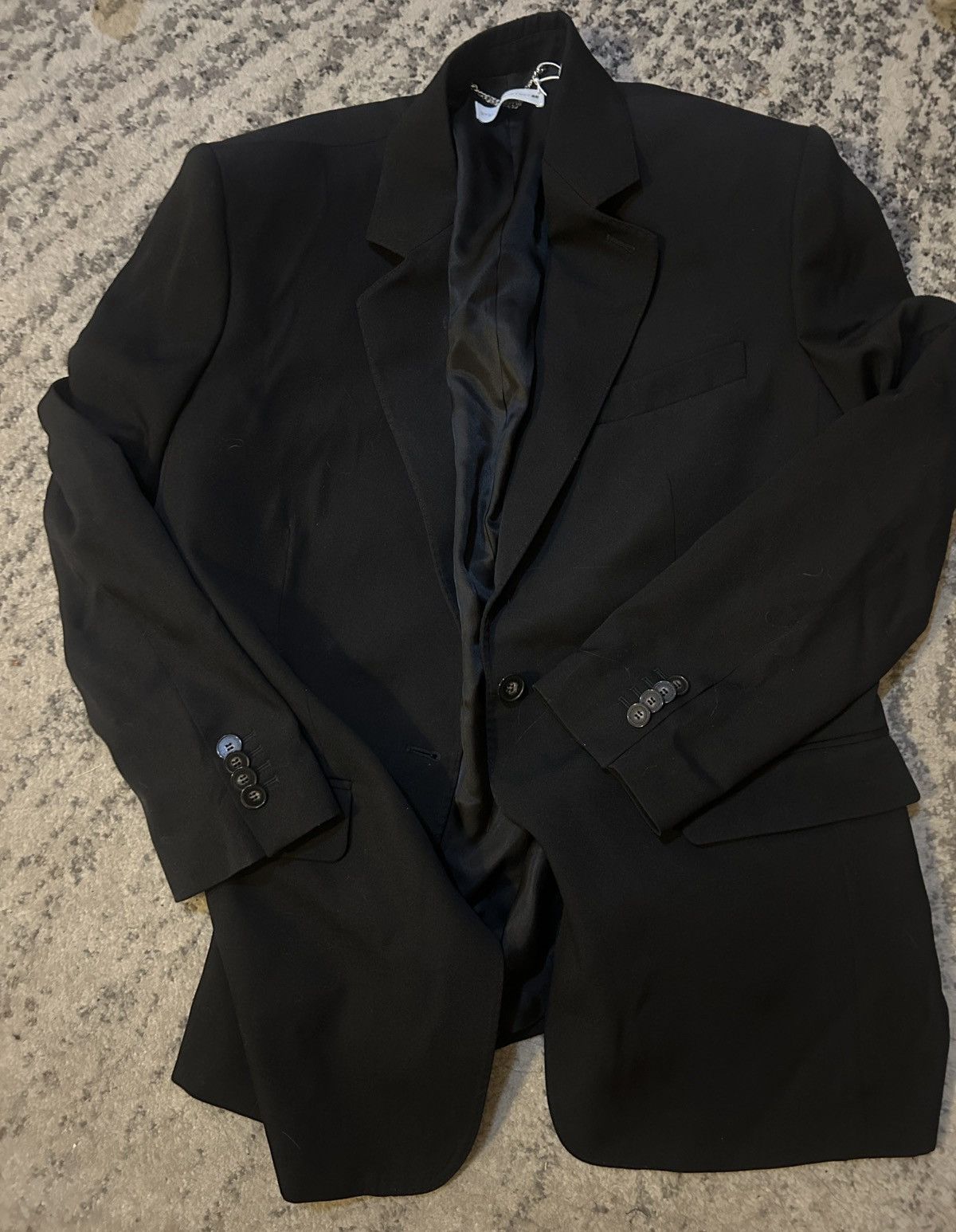 Stella McCartney STELLA MCCARTNEY H&M SINGLE-BREASTED WOOL BLAZER size M Size M / US 6-8 / IT 42-44 - 7 Thumbnail