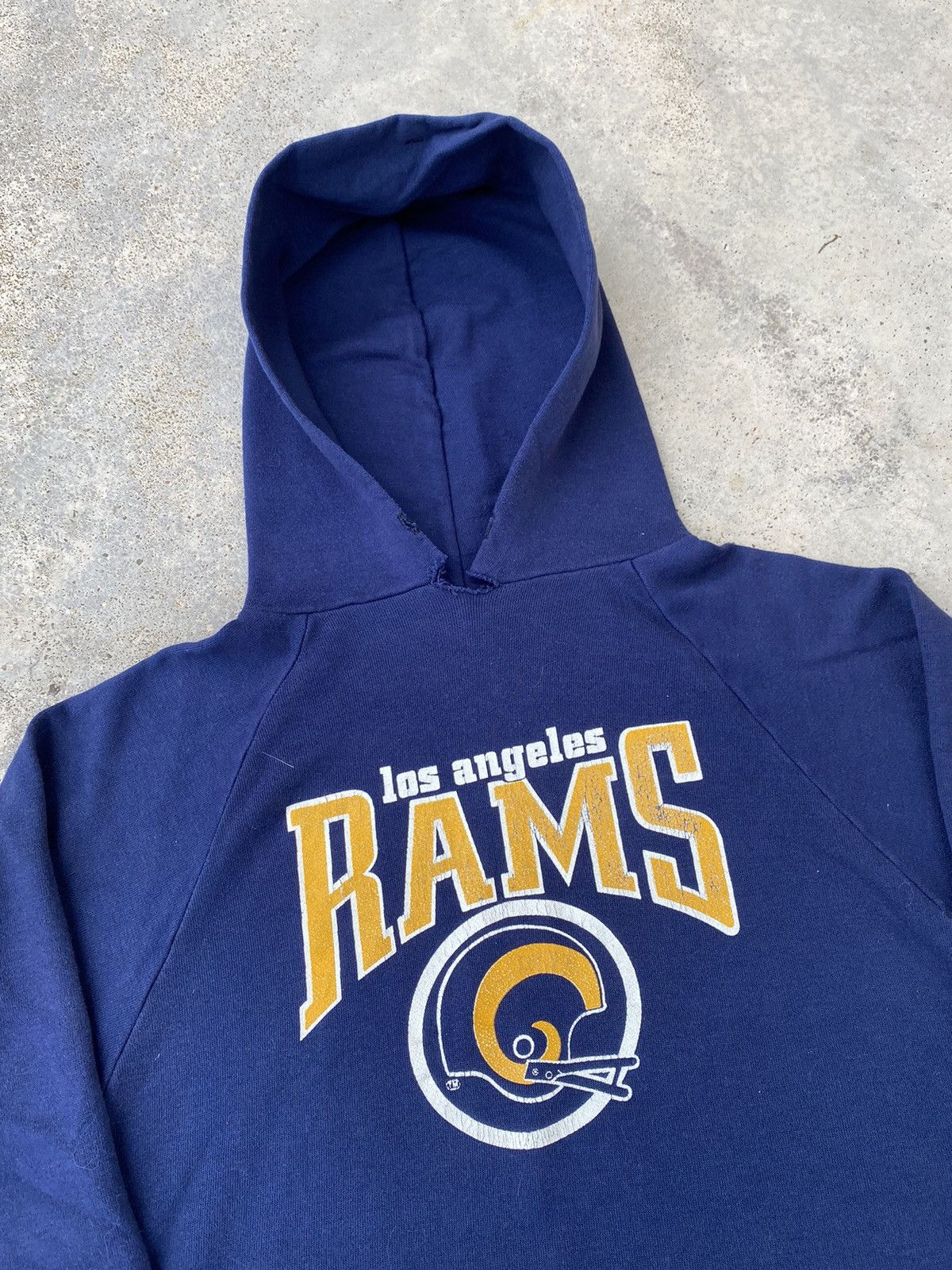 Logo 7 Vintage 80s Logo 7 Los Angeles Rams NFL Sweatshirt Size US L / EU 52-54 / 3 - 3 Thumbnail