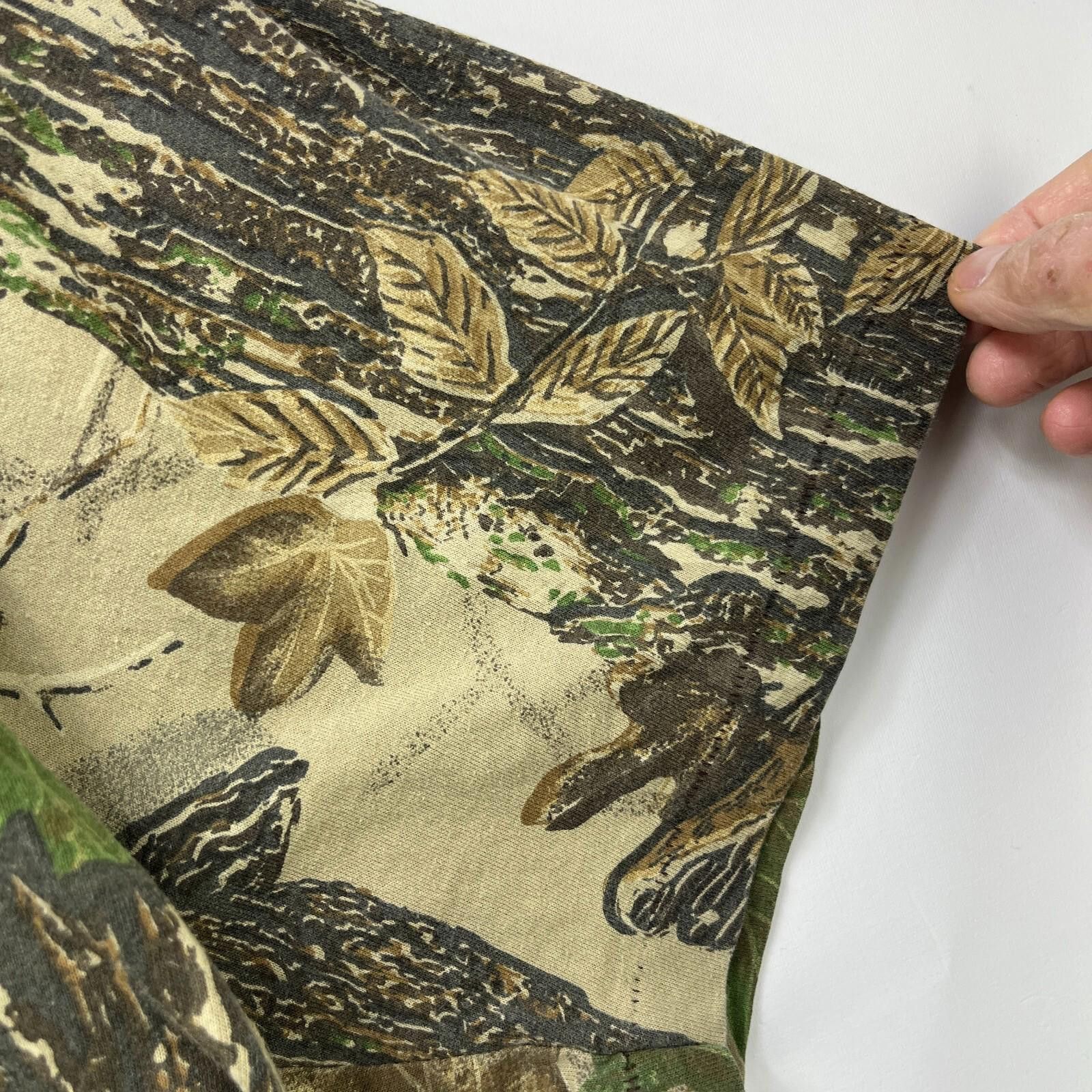 Vintage Vintage 90s Real Tree Camo Single Stitch USA T-Shirt XL Size US XL / EU 56 / 4 - 5 Thumbnail