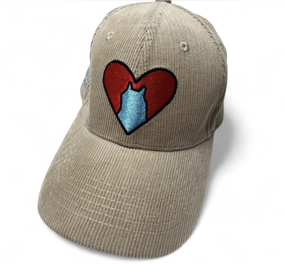 Other Doge Day 2024 Corduroy Dad Hat Tan Heart Patch Strapback Size ONE SIZE - 1 Thumbnail