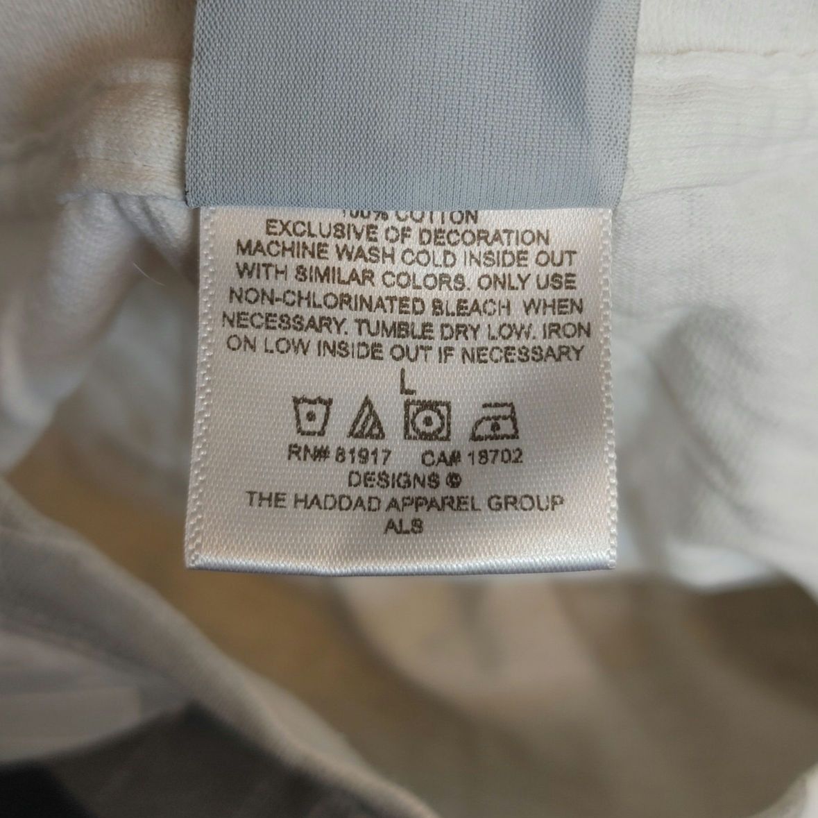 Other Air Jordan Men's LG White Gray Geometric Pattern T-Shirt Size US L / EU 52-54 / 3 - 4 Thumbnail