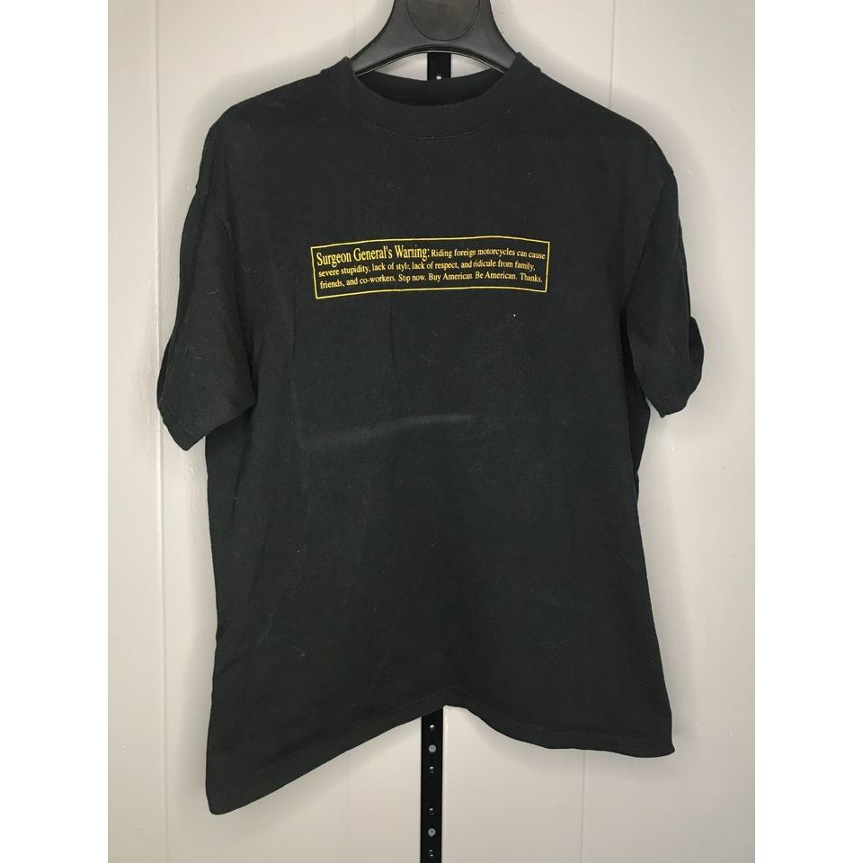 Vintage Vintage American Motorcycle Funny Mall men t shirt sz LG Size US L / EU 52-54 / 3 - 1 Thumbnail