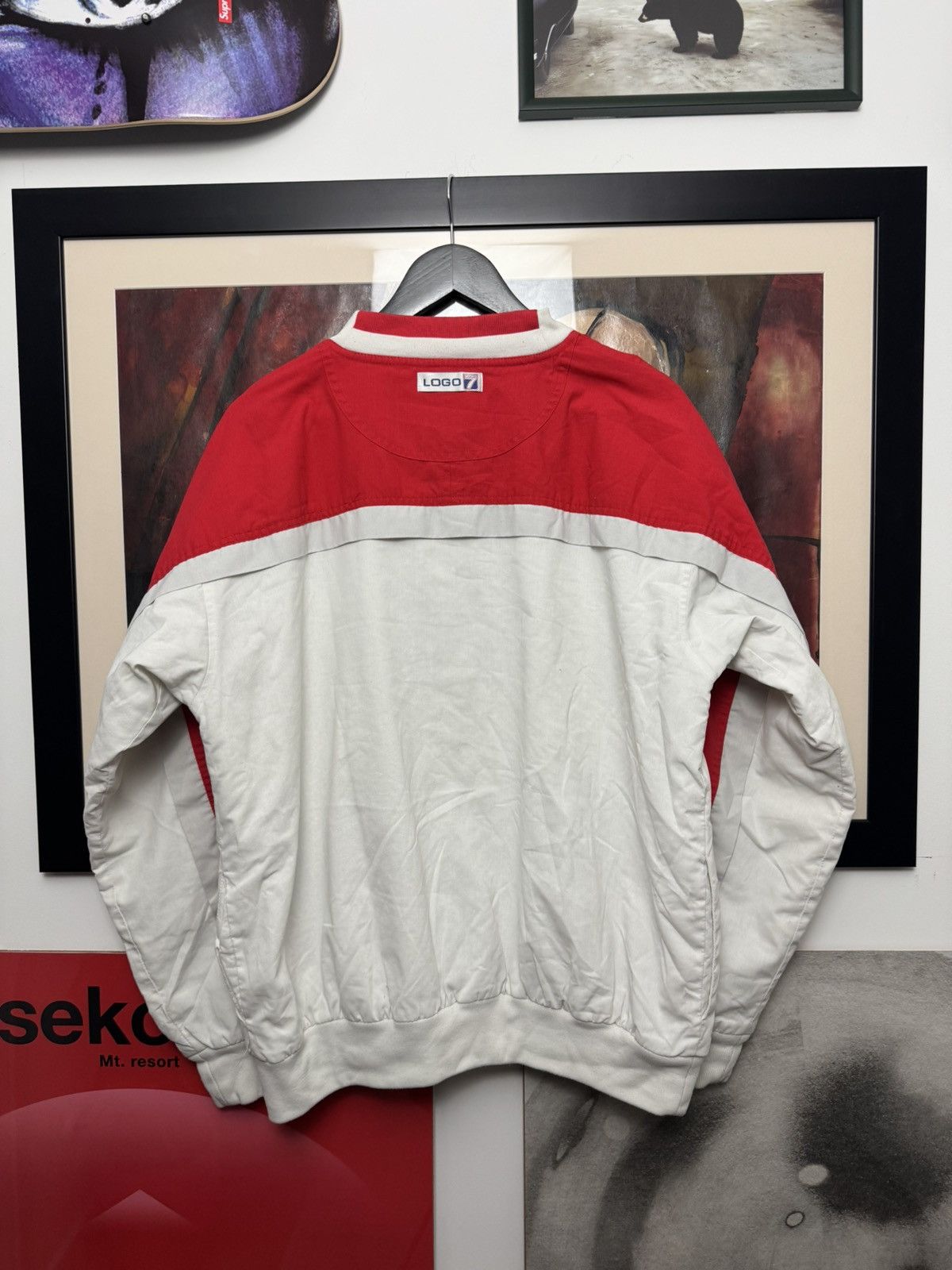 Logo 7 Vintage 90s LOGO7 NBA Chicago Bulls Basketball Crewneck Rare Size US L / EU 52-54 / 3 - 3 Thumbnail