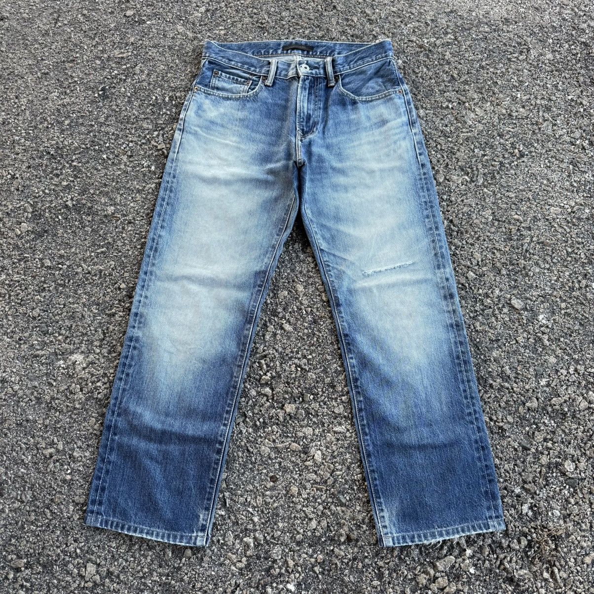 Jean VINTAGE JAPANESE DENIM STRAIGHT FADED JEAN PANTS Size US 32 / EU 48 - 1 Thumbnail