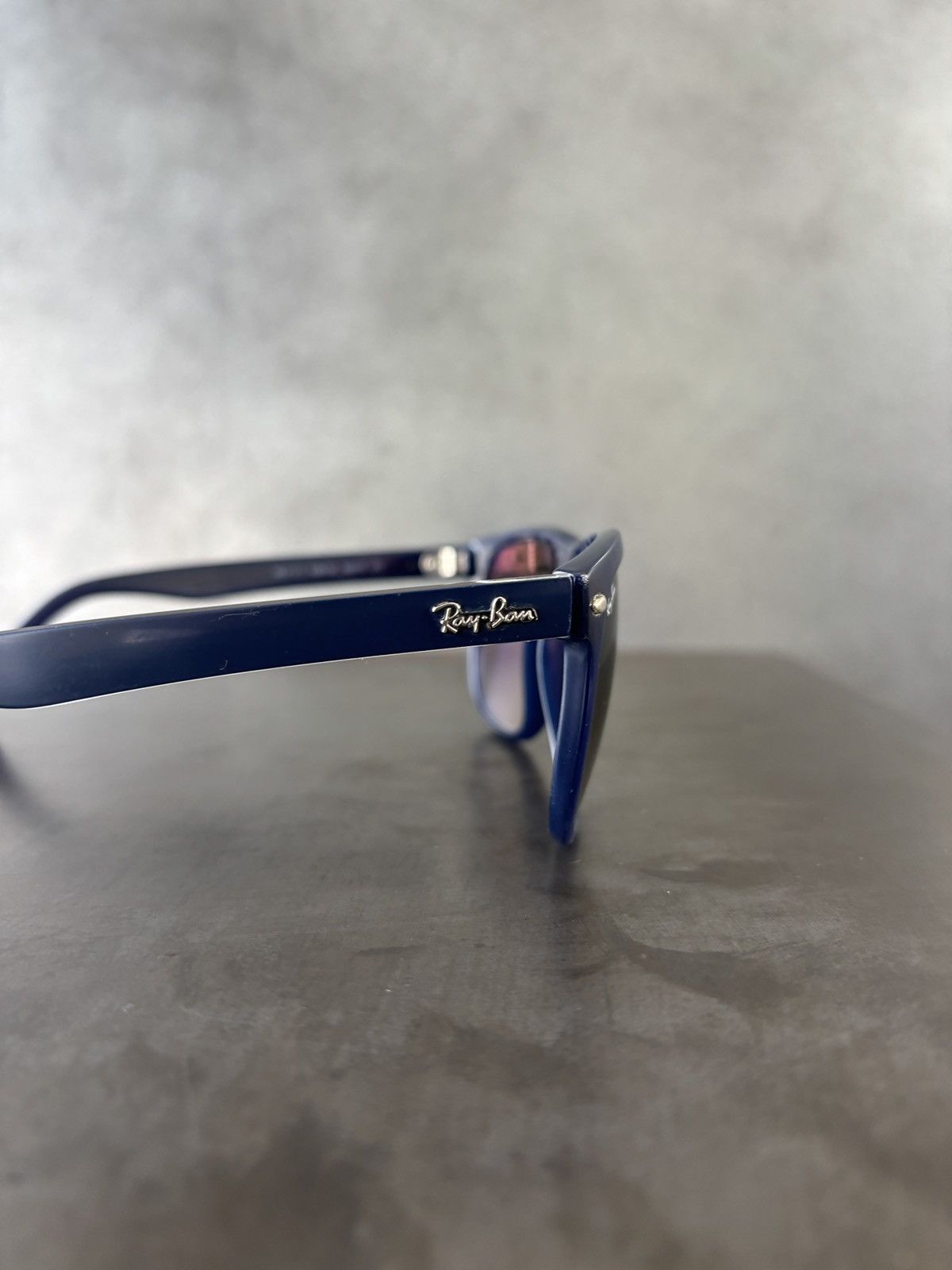 RayBan Ray-Ban Sunglasses RB4147 Made in Italy Blue Sport Boyfriend Size ONE SIZE - 19 Thumbnail