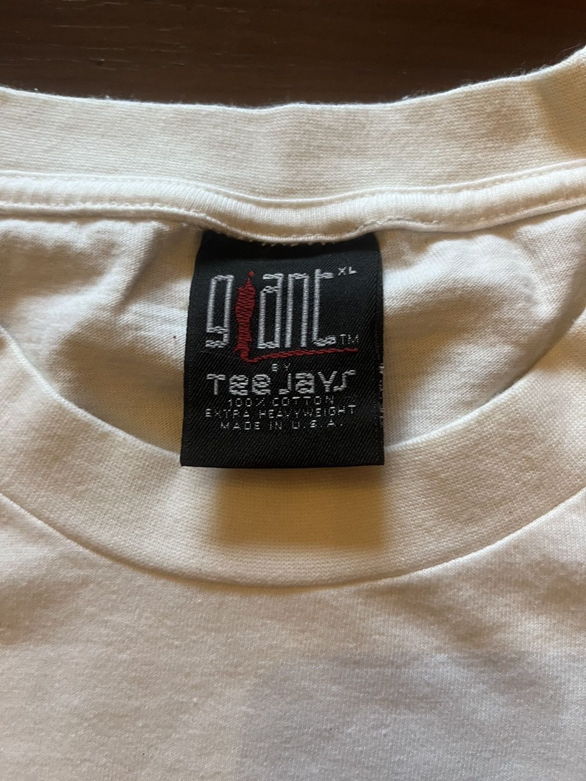 Band Tees × Metallica × TEE JAYS 1994 Metallica Live Shit: Binge & Purge White Tee Size US XL / EU 56 / 4 - 3 Thumbnail